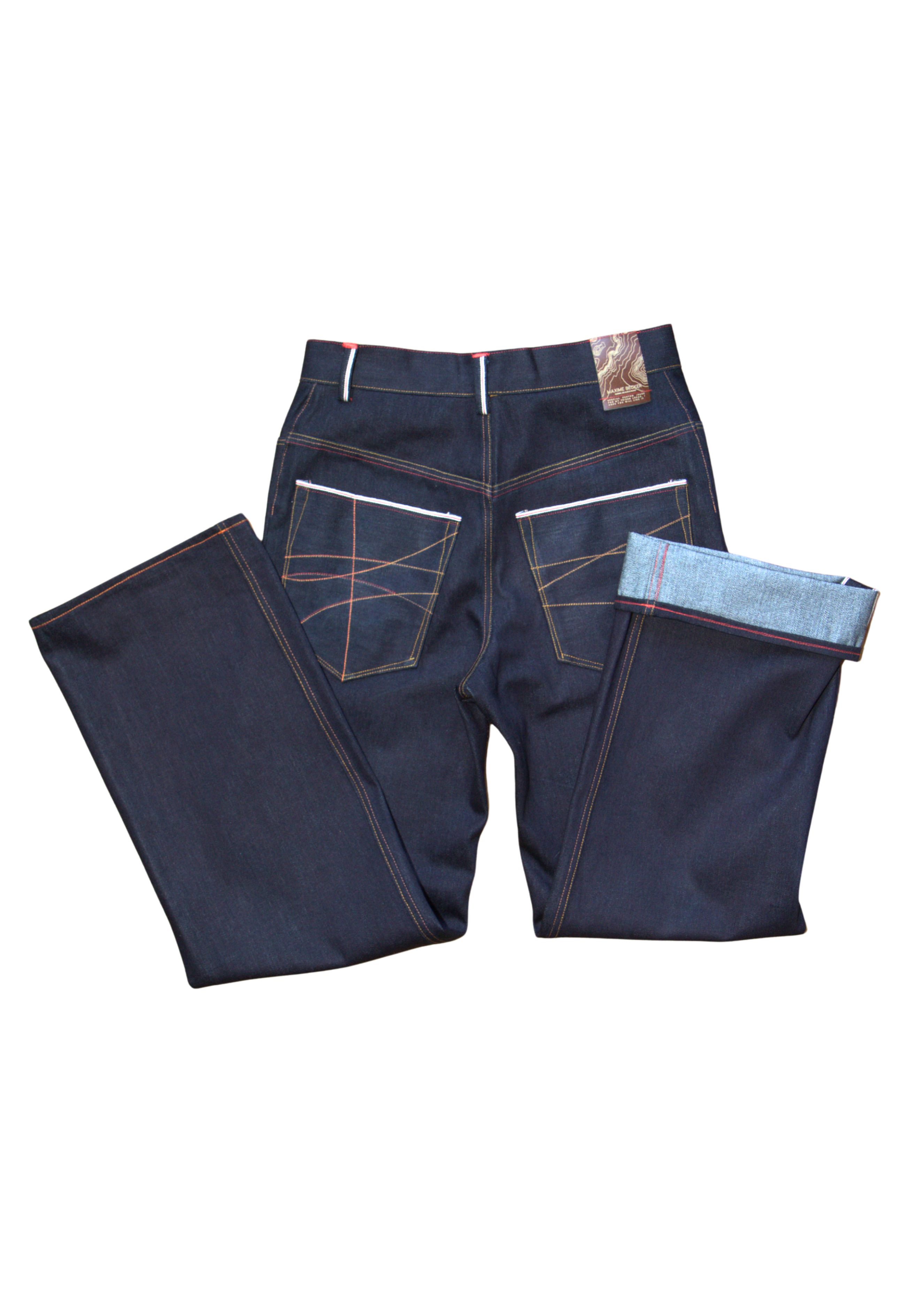 Romain denim détail selvedge